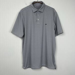 Vineyard Vines Shirt Mens M On-The-Go Sankaty Polo OTG Performance Golf Striped